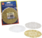 4" Assorted Paper Lace Doilies 100 Pack – White, Gold & Silver Decorative Doilies for Crafts, Baking, Scrapbooking & Party Decorations